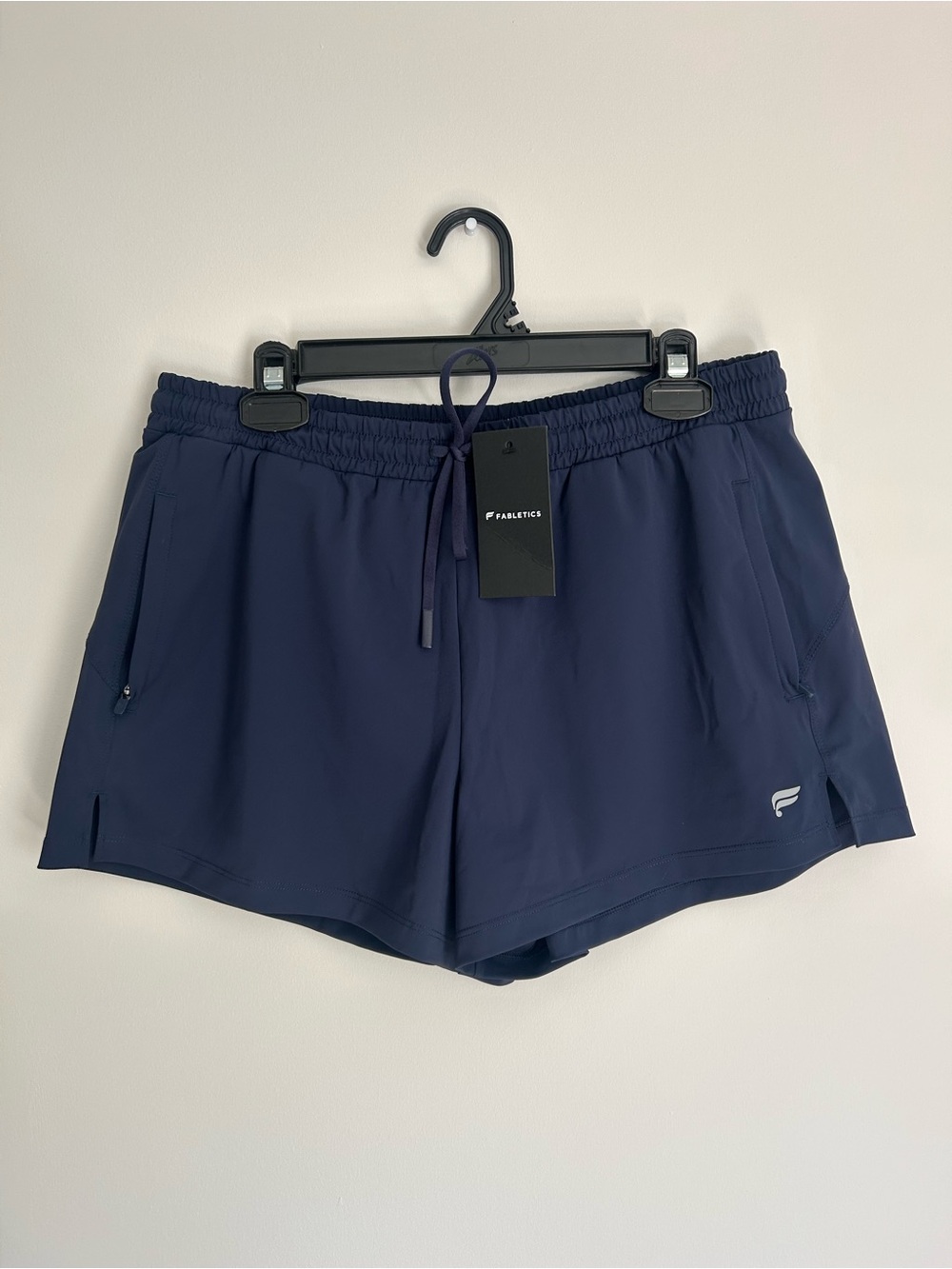 Fabletics Navy Blue Performance Running Shorts Women’s Medium NWT